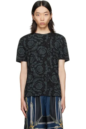 VERSACE Black Barocco T-Shirt