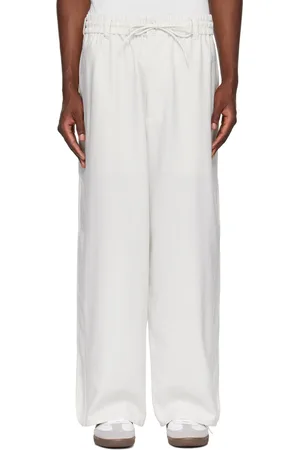 Y-3 Gray Sport Uniform Wide Trousers