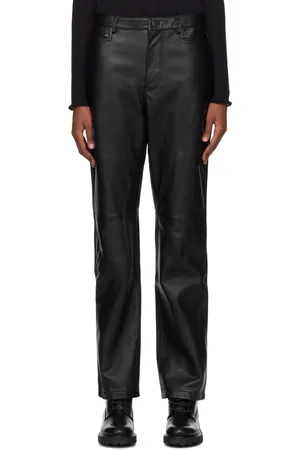 Proenza Schouler Black White Label Maxine Leather Pants