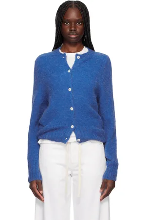 Nothing Written Blue Alpaca Knit Cardigan