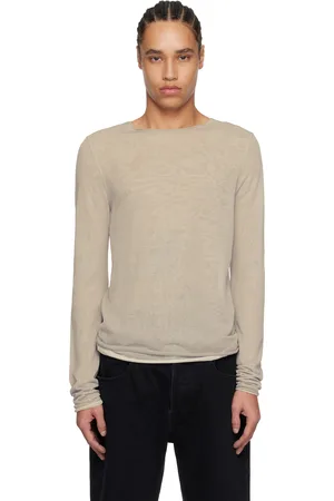 Entire Studios Gray Duplex Knit T-shirt