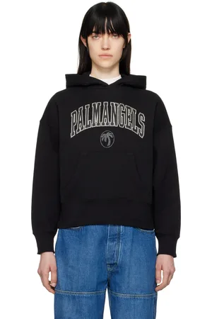 Palm Angels Black College Hoodie