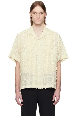 CMMN SWDN Beige Ted Embroidered Shirt