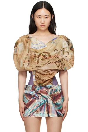 Vivienne Westwood Brown Heart Blouse
