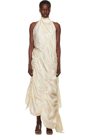 Gia Studios Off-White Renee Maxi Dress