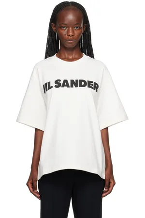 Jil Sander White Printed T-Shirt