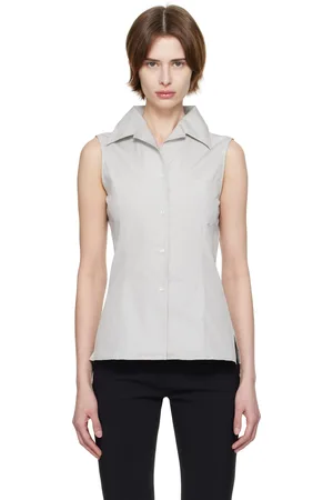 Flore Flore Gray Rosie Sleeveless Shirt