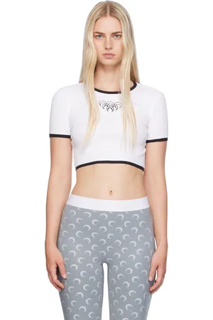 Marine Serre SSENSE Exclusive Cropped T-Shirt