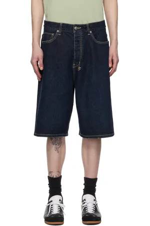 KSUBI Blue MAXX Rinsed Shorts