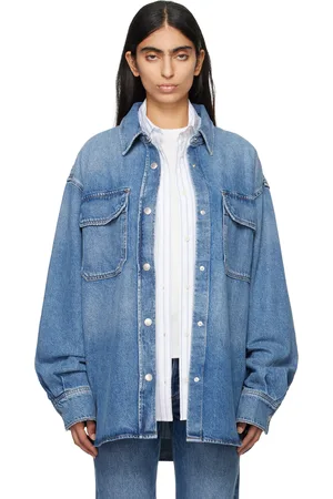 AGOLDE Blue Camryn Denim Shirt
