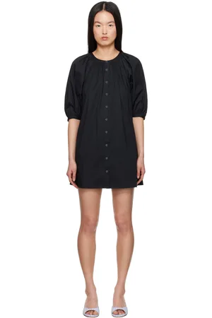 Staud Black Vincent Minidress