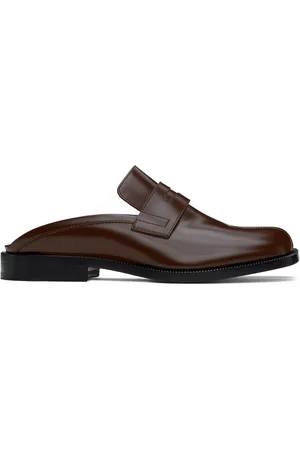 Maison Margiela Brown Tabi City Loafer Mules