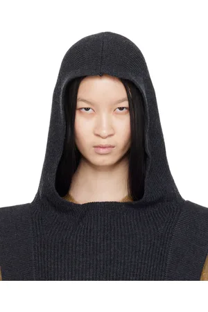Isabel Marant Gray Ginny Hooded Scarf
