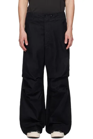 ENGINEERED GARMENTS Black Herringbone Trousers