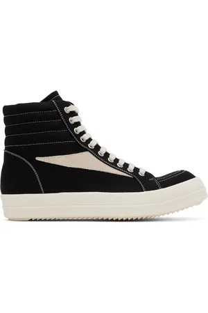 Rick Owens Black Porterville High Vintage Sneaks Sneakers