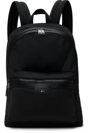 HUGO BOSS Black Structured Backpack