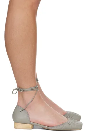 LEMAIRE Gray Micro Ballerina Heeled Sandals