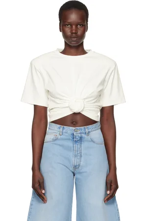 MAGDA BUTRYM White Knotted T-shirt