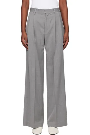 Filippa K Gray Darcey Wool Trousers