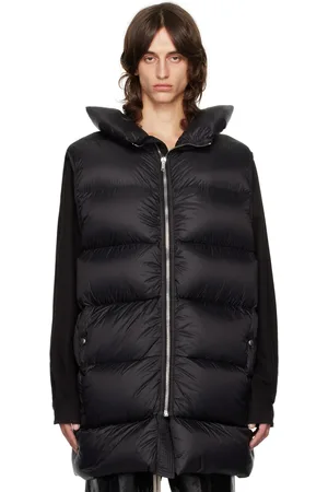 Rick Owens Black Porterville Flight Down Vest
