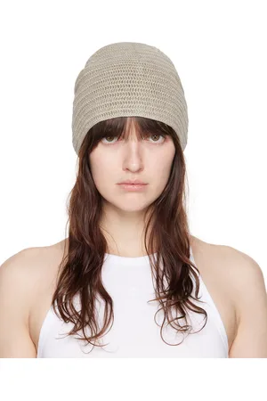 Filippa K Green Crochet Beanie