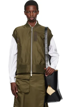 SACAI Khaki Twill Vest