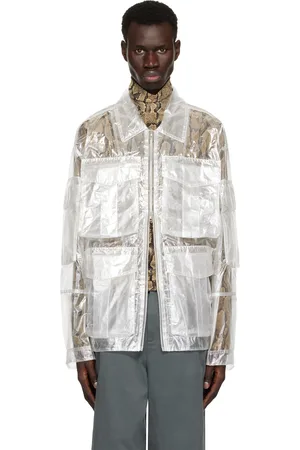 DRIES VAN NOTEN Transparent Nylon Jacket