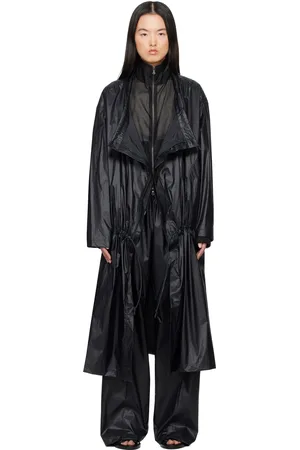 GABRIELA COLL GARMENTS Black No.314 Technical Long Coat