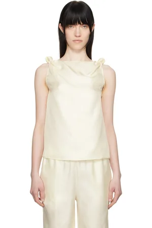 Loulou de Saison Off-White Remy Tank Top