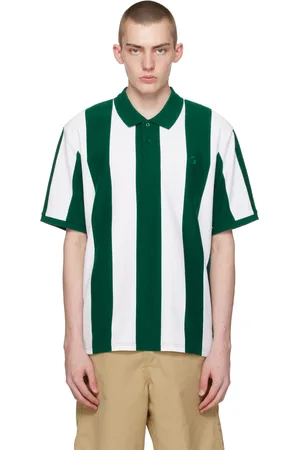 Carhartt White & Green Hinton Polo