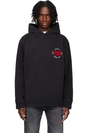 Solid Gray Solid House Logo Hoodie