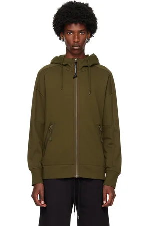 C.P. Company Khaki Goggle Hoodie