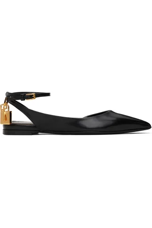 Tom Ford Black Slingback Ballerina Flats