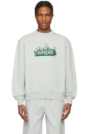 Burberry Gray Daisy Logo Sweatshirt