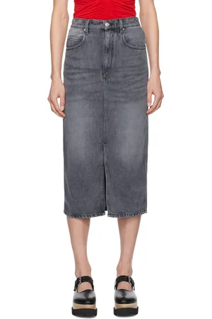 Isabel Marant Gray Tilauria Midi Skirt