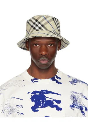 Burberry Beige Check Bucket Hat