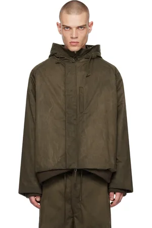 Aviva Jifei Xue Khaki Hooded Tanker Jacket