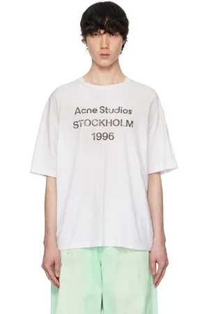 Acne Studios Off-White Relaxed Fit Logo T-shirt