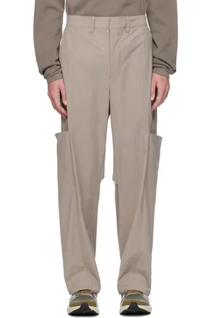 J EONGL I SSENSE Exclusive Taupe Ventilation Cargo Pants