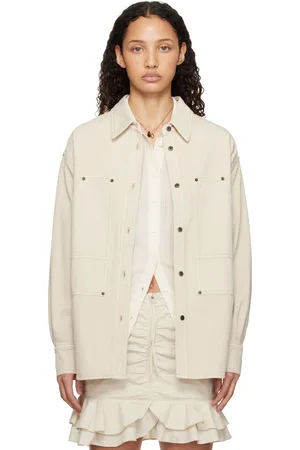 Isabel Marant Beige Okely Denim Jacket