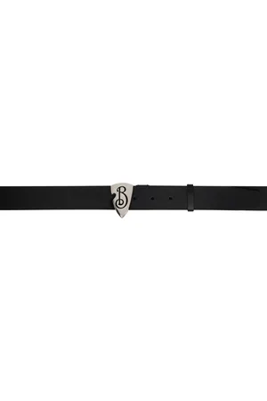 Burberry Leather B Shield Belt