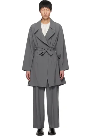 YOKE Gray Fine Wool Coat