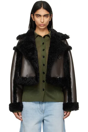 Stand Studio Brown & Black Kristy Faux-Shearling Jacket