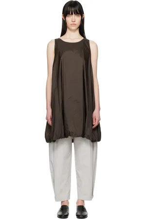 AMOMENTO Nylon Volume Minidress