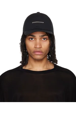 Rick Owens Black Hollywood Baseball Cap