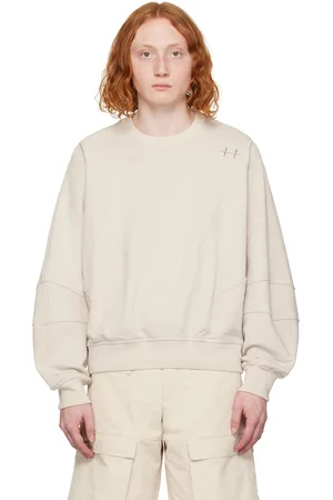 HELIOT EMIL Beige Plicate Sweatshirt