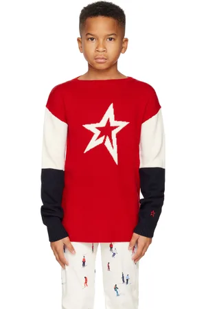 Perfect Moment Kids Merino Wool Crewneck Sweater