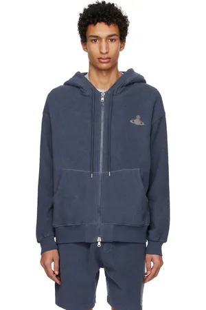 Vivienne Westwood Blue Embroidered Hoodie