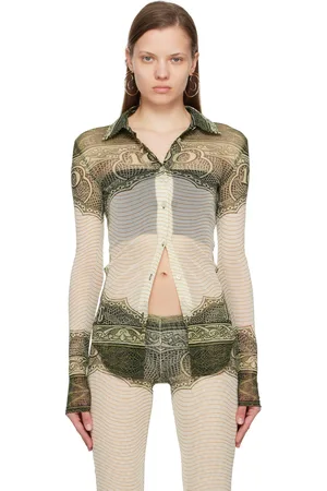Jean Paul Gaultier Green & Off-White 