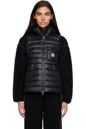 Moncler Black Glygos Down Vest